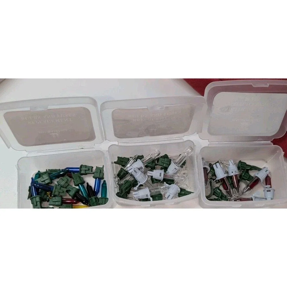 Balsam Hill Replacement Christmas Tree Bulbs Fuses Light & Accessory Lot